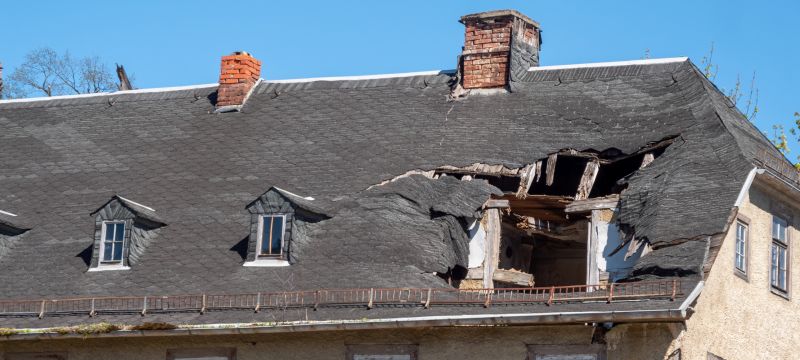 Hail Damage Roof Repair detail