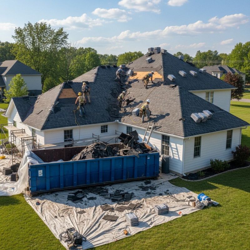 Residential Roof Replacement detail