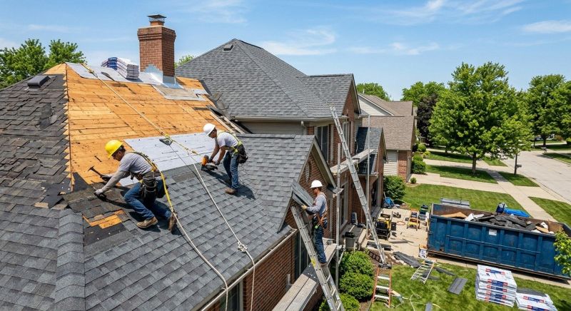 Residential Roof Replacement detail